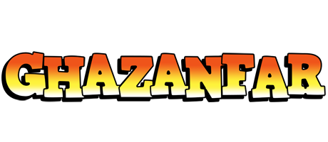 Ghazanfar sunset logo