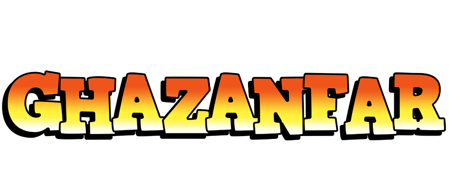 Ghazanfar sunset logo