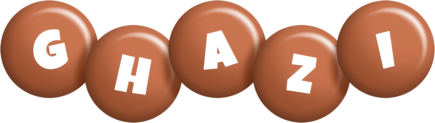 Ghazi candy-brown logo