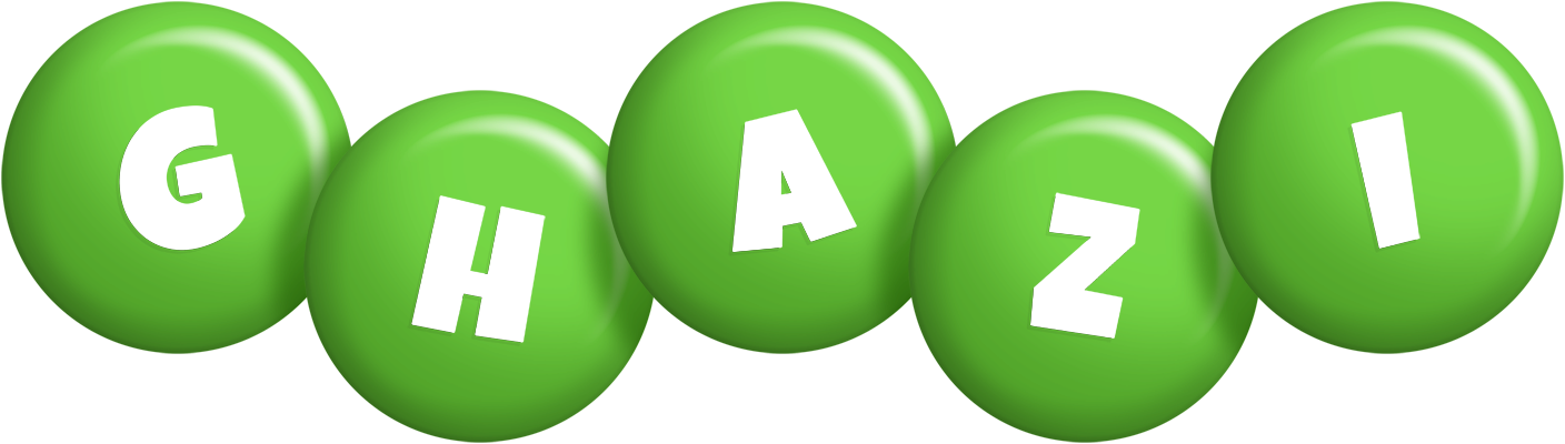 Ghazi candy-green logo