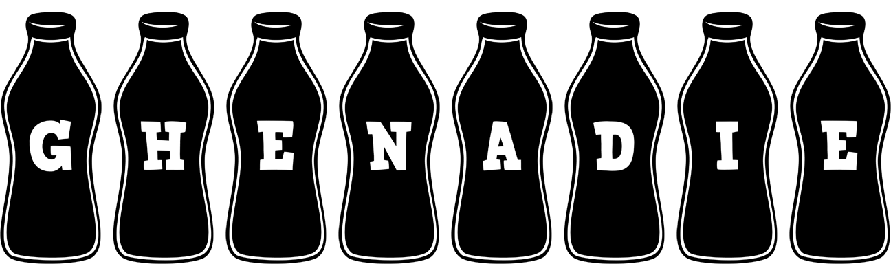 Ghenadie bottle logo