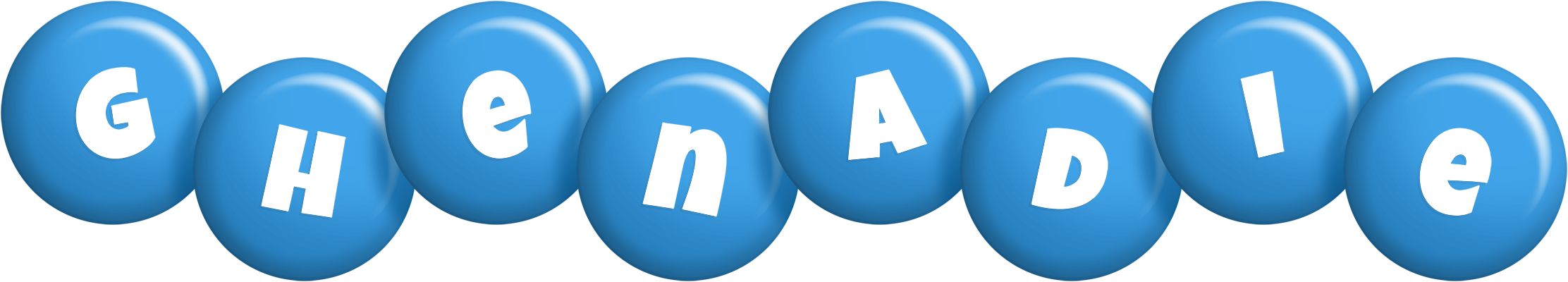 Ghenadie candy-blue logo