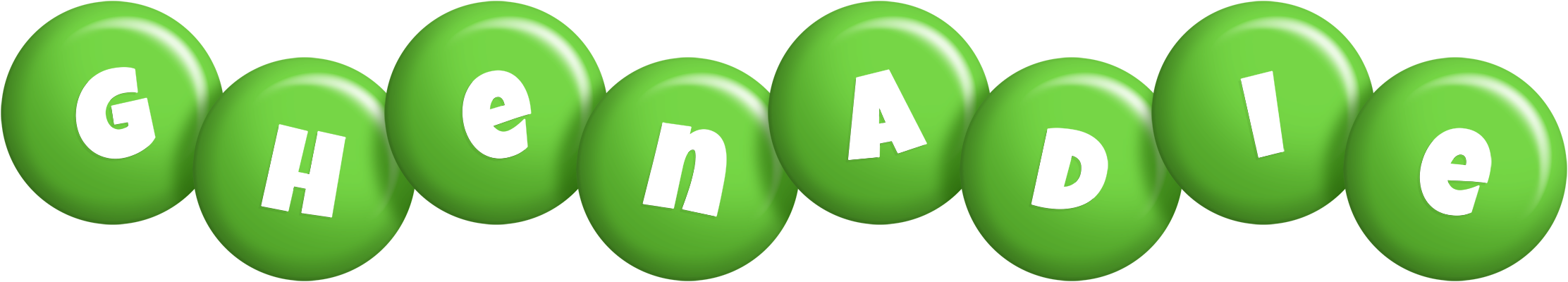 Ghenadie candy-green logo