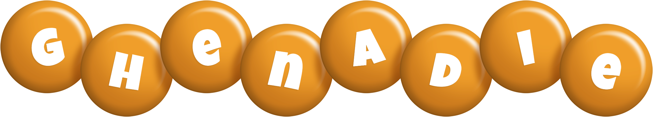 Ghenadie candy-orange logo
