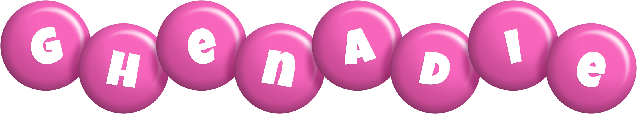 Ghenadie candy-pink logo