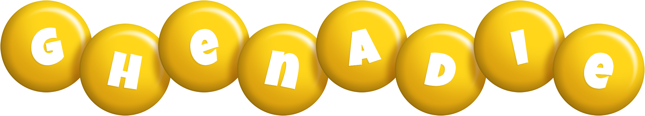 Ghenadie candy-yellow logo