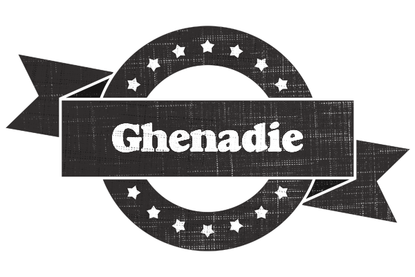 Ghenadie grunge logo