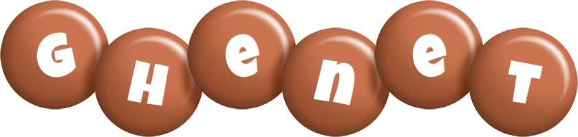 Ghenet candy-brown logo