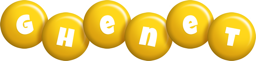 Ghenet candy-yellow logo