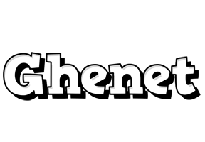 Ghenet snowing logo