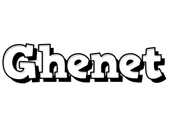 Ghenet snowing logo