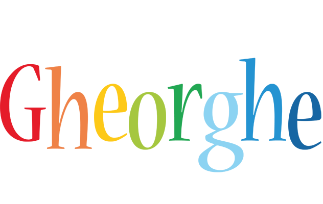 Gheorghe birthday logo