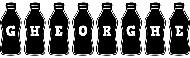 Gheorghe bottle logo