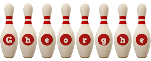 Gheorghe bowling-pin logo