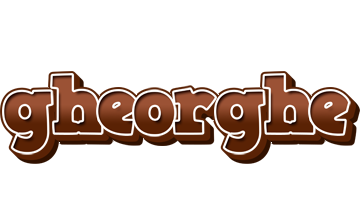 Gheorghe brownie logo