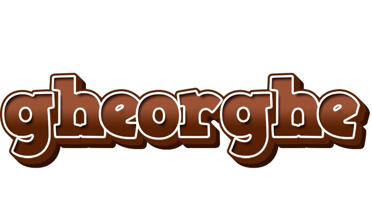 Gheorghe brownie logo