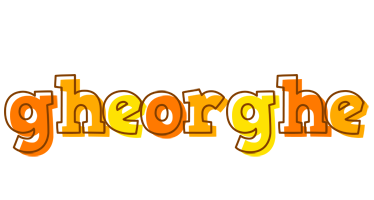 Gheorghe desert logo