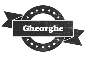 Gheorghe grunge logo