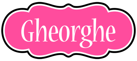 Gheorghe invitation logo