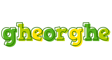 Gheorghe juice logo