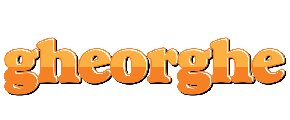 Gheorghe orange logo
