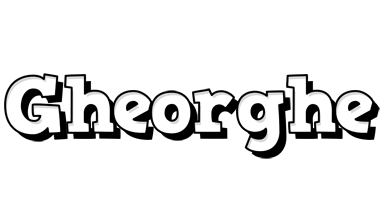 Gheorghe snowing logo