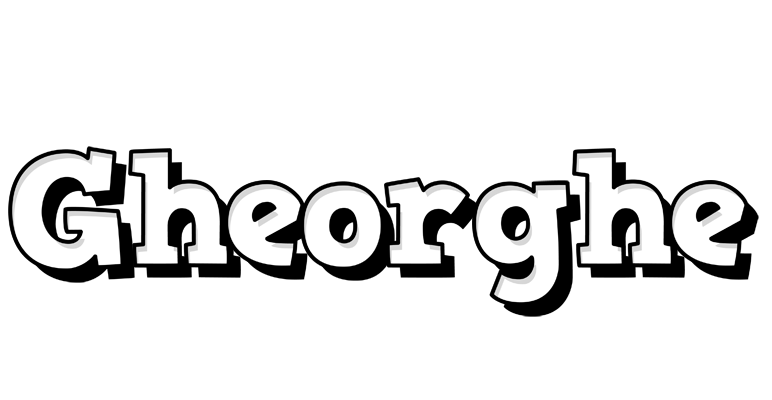 Gheorghe snowing logo