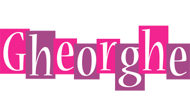 Gheorghe whine logo