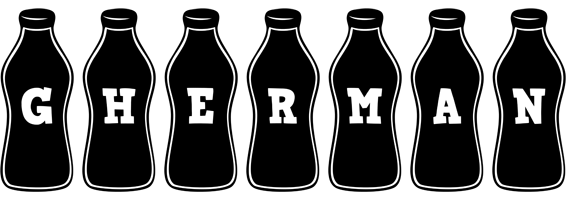 Gherman bottle logo