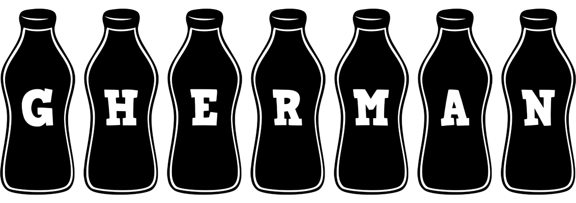 Gherman bottle logo