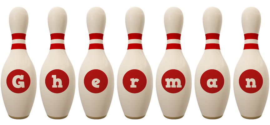 Gherman bowling-pin logo