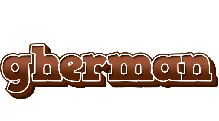 Gherman brownie logo