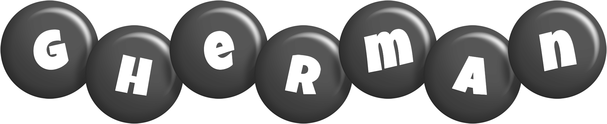 Gherman candy-black logo