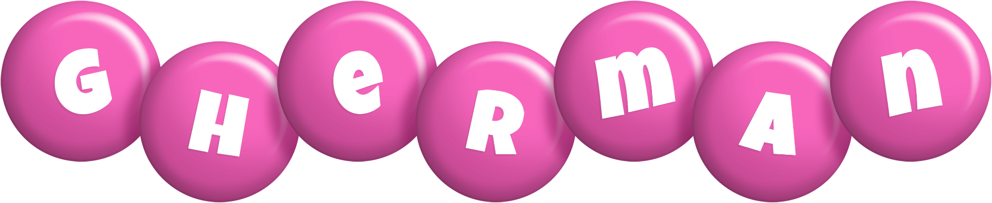 Gherman candy-pink logo