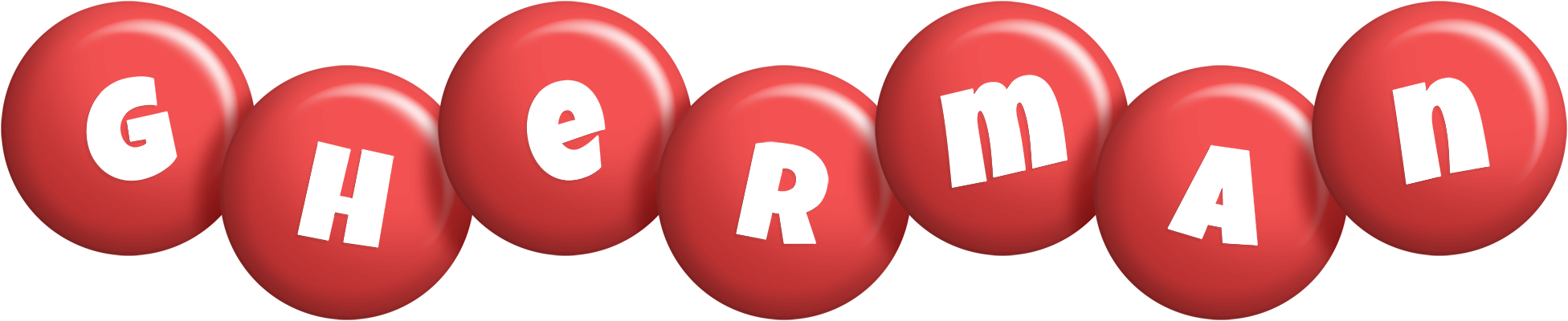 Gherman candy-red logo