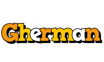 Gherman cartoon logo