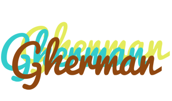 Gherman cupcake logo