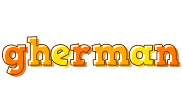 Gherman desert logo