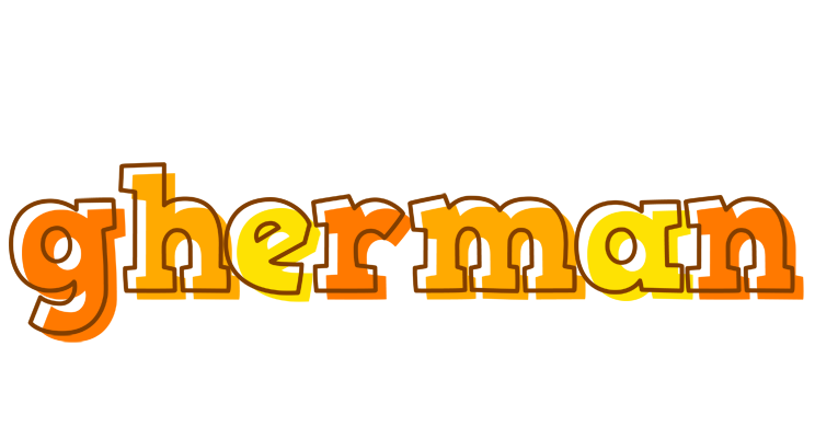 Gherman desert logo