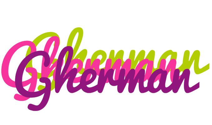 Gherman flowers logo