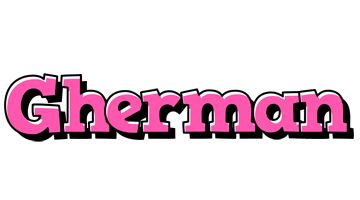 Gherman girlish logo