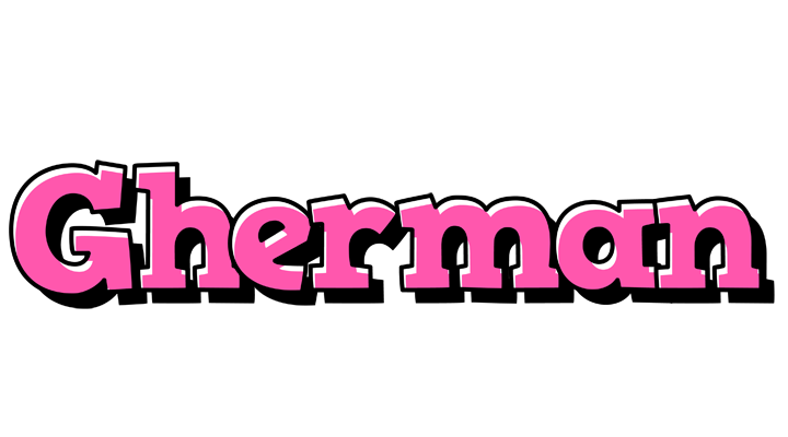 Gherman girlish logo