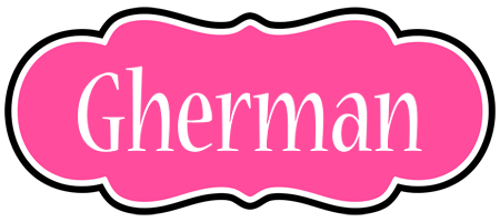 Gherman invitation logo