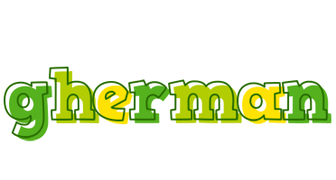 Gherman juice logo