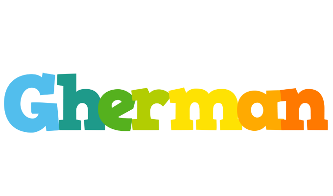Gherman rainbows logo