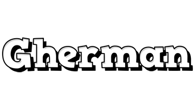 Gherman snowing logo