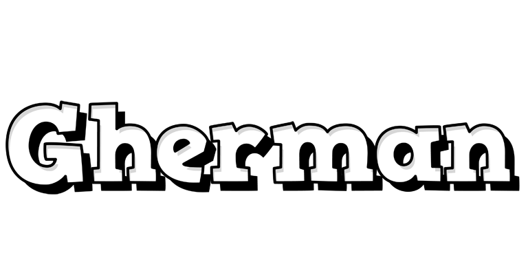 Gherman snowing logo