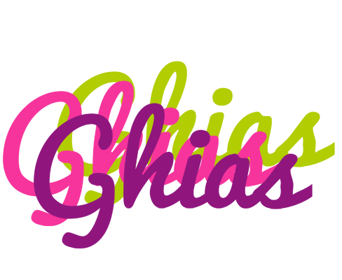 Ghias flowers logo