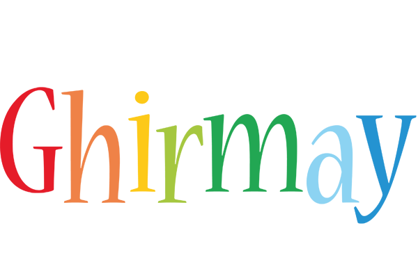 Ghirmay birthday logo