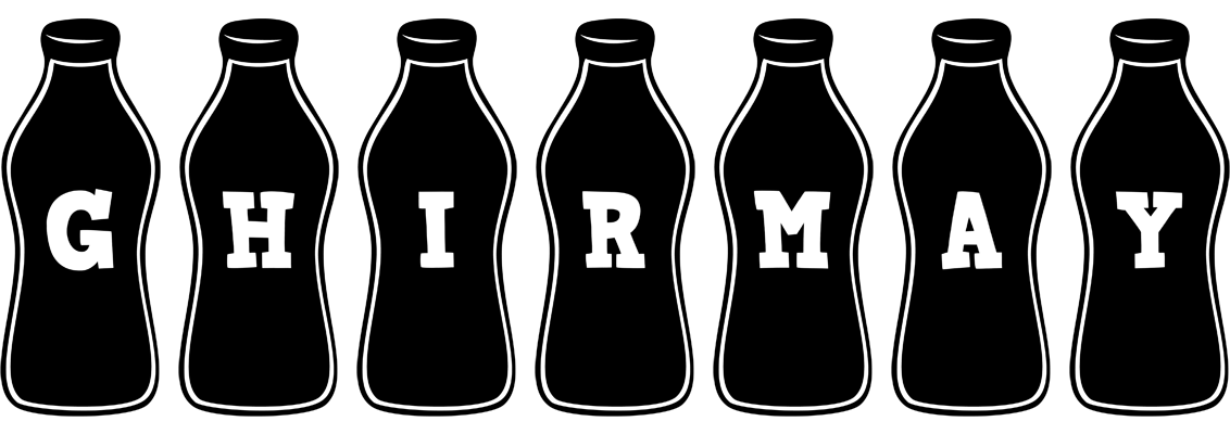 Ghirmay bottle logo